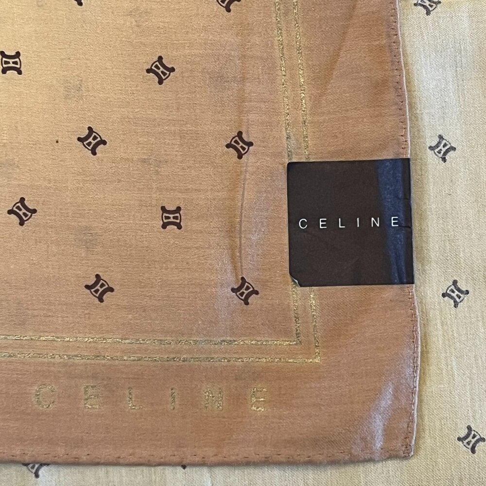 Celine Cotton Scarf / Handkerchief - Picture 1 of 4